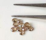 Natural Brown Diamond Rose Cut 2.5 mm Round – Brown Color Diamond 2.5mm