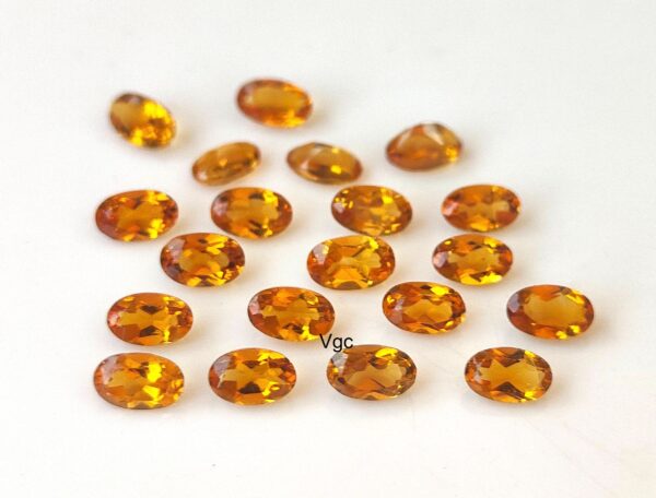 Natural Top Deep Color Brandy 5×7 mm Citrine Oval Cut Faceted AAA Quality – Top Deep Color Brandy Citrine Oval Faceted 5x7mm