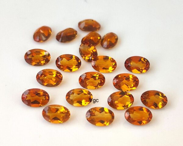 Natural Top Deep Color Brandy 6×8 mm Citrine Oval Cut Faceted AAA Quality – Top Deep Color Brandy Citrine Oval Faceted 6x8mm