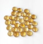 Natural 5 mm Citrine Round Rose Cut AAA Quality – Citrine Round Rose Cut 5mm