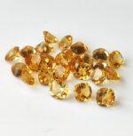 Natural 4×4 mm Citrine Cushion Cut Faceted AAA Quality – Citrine Cushion Faceted 4mm