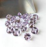 Natural 5 mm Pink Amethyst Cushion Faceted AAA Quality – Amethyst Cushion Faceted 5mm
