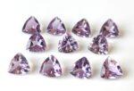 Natural 3 mm Pink Amethyst Trillion Faceted AAA Quality – Amethyst Trillion Faceted 3mm