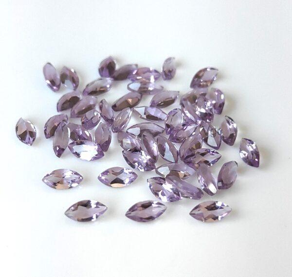 Natural 4×8 mm Pink Amethyst Marquise Faceted AAA Quality – Amethyst Marquise Faceted 4x8mm