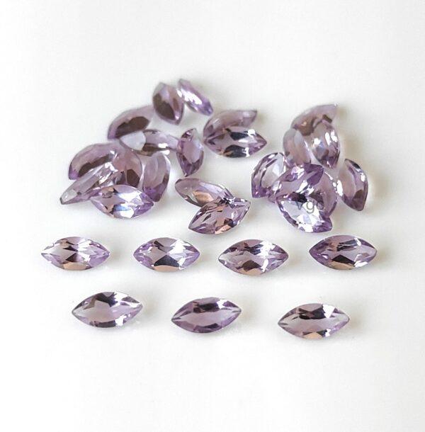 Natural 4×8 mm Pink Amethyst Marquise Faceted AAA Quality – Amethyst Marquise Faceted 4x8mm