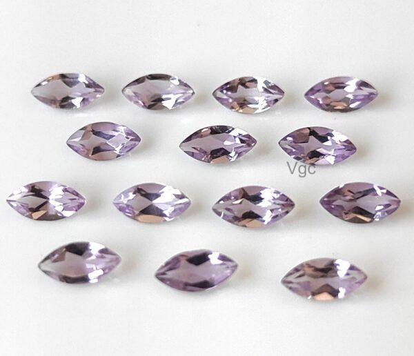 Natural 4×8 mm Pink Amethyst Marquise Faceted AAA Quality – Amethyst Marquise Faceted 4x8mm