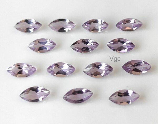 Natural 4×8 mm Pink Amethyst Marquise Faceted AAA Quality – Amethyst Marquise Faceted 4x8mm