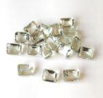 Natural 4×6 mm Green Amethyst Octagon Faceted AAA Quality – Amethyst Octagon Faceted 4x6mm