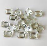 Natural 4×6 mm Green Amethyst Octagon Faceted AAA Quality – Amethyst Octagon Faceted 4x6mm