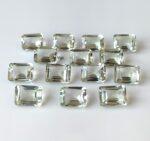 Natural 4×6 mm Green Amethyst Octagon Faceted AAA Quality – Amethyst Octagon Faceted 4x6mm
