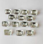 Natural 4×6 mm Green Amethyst Octagon Faceted AAA Quality – Amethyst Octagon Faceted 4x6mm