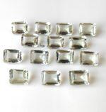 Natural 4×6 mm Green Amethyst Octagon Faceted AAA Quality – Amethyst Octagon Faceted 4x6mm