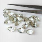 Natural 4×6 mm Green Amethyst Pear Faceted AAA Quality – Amethyst Pear Faceted 4x6mm