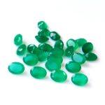 Natural Green Onyx 7×9 mm Oval Faceted Cut – Green Onyx Oval Faceted 7x9mm