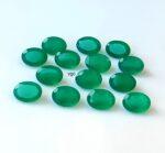 Natural Green Onyx 7×9 mm Oval Faceted Cut – Green Onyx Oval Faceted 7x9mm