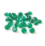 Natural Green Onyx 2 mm Round Faceted Cut – Green Onyx Round Faceted 2mm