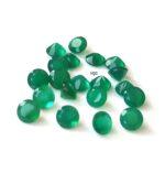 Natural Green Onyx 2 mm Round Faceted Cut – Green Onyx Round Faceted 2mm