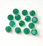 Natural Green Onyx 2 mm Round Faceted Cut – Green Onyx Round Faceted 2mm