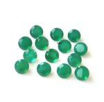 Natural Green Onyx 2 mm Round Faceted Cut – Green Onyx Round Faceted 2mm