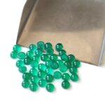 Natural Green Onyx 10 mm Round Cabochon – Green Onyx Round Cabochon 10mm