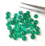 Natural Green Onyx 10 mm Round Cabochon – Green Onyx Round Cabochon 10mm