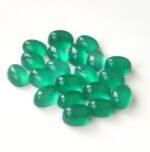 Natural Green Onyx 6×8 mm Oval Cabochon – Green Onyx Oval Cabochon 6x8mm