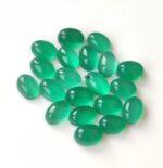 Natural Green Onyx 6×8 mm Oval Cabochon – Green Onyx Oval Cabochon 6x8mm