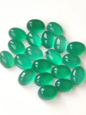 Natural Green Onyx 6×8 mm Oval Cabochon – Green Onyx Oval Cabochon 6x8mm