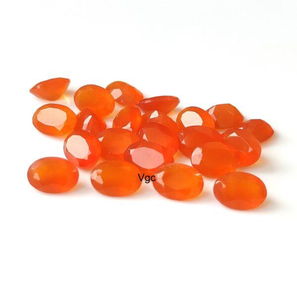 Natural Carnelian 4×6 mm Oval Cut Faceted – Carnelian Oval Faceted 4x6mm