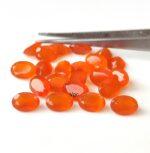 Natural Carnelian 4×6 mm Oval Cut Faceted – Carnelian Oval Faceted 4x6mm