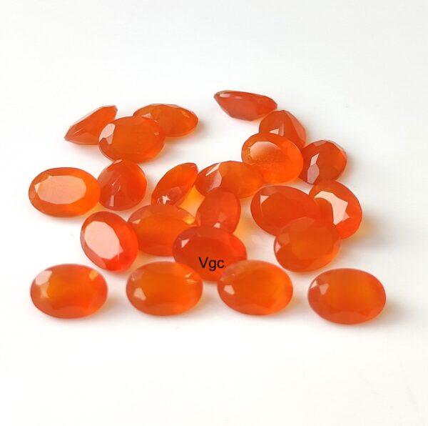 Natural Carnelian 4×6 mm Oval Cut Faceted – Carnelian Oval Faceted 4x6mm