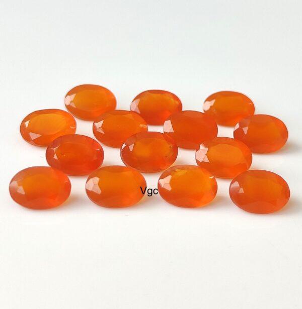 Natural Carnelian 4×6 mm Oval Cut Faceted – Carnelian Oval Faceted 4x6mm