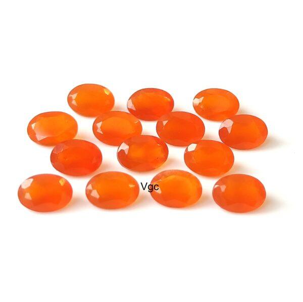 Natural Carnelian 4×6 mm Oval Cut Faceted – Carnelian Oval Faceted 4x6mm