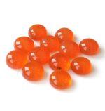 Natural Carnelian 5 mm Round Cabochon Flat Back – Carnelian Round Cabochon 5mm