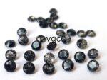 Natural 5 mm Black Rutilated Quartz Round Cut Faceted Top Quality – Rutilated Quartz Round Faceted 5mm