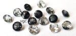 Natural 6 mm Black Rutilated Quartz Round Cut Faceted Top Quality – Rutilated Quartz Round Faceted 6mm