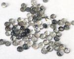 Natural 3 mm Black Rutilated Quartz Round Cabochon Flat Back Top Quality – Rutilated Quartz Round Cabochon 3mm