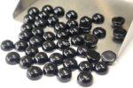 Natural Black Onyx 8 mm Round Cabochon Flat Back – Black Onyx Round Cabochon 8mm