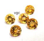 Natural 8 mm Citrine Round Cut Faceted AAA Quality – Citrine Round Faceted 8mm