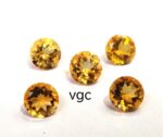 Natural 8 mm Citrine Round Cut Faceted AAA Quality – Citrine Round Faceted 8mm