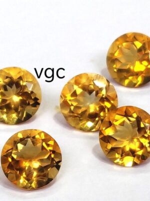 Natural 10 mm Citrine Round Cut Faceted AAA Quality – Citrine Round Faceted 10mm