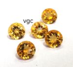 Natural 8 mm Citrine Round Cut Faceted AAA Quality – Citrine Round Faceted 8mm