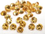 Natural 7 mm Citrine Round Cut Faceted AAA Quality – Citrine Round Faceted 7mm