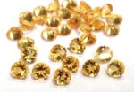 Natural 7 mm Citrine Round Cut Faceted AAA Quality – Citrine Round Faceted 7mm