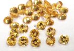 Natural 7 mm Citrine Round Cut Faceted AAA Quality – Citrine Round Faceted 7mm