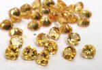 Natural 7 mm Citrine Round Cut Faceted AAA Quality – Citrine Round Faceted 7mm
