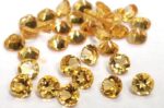 Natural 7 mm Citrine Round Cut Faceted AAA Quality – Citrine Round Faceted 7mm