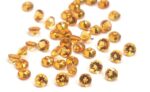 Natural 3 mm Citrine Round Cut Faceted AAA Quality – Citrine Round Faceted 3mm