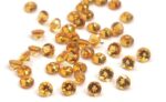 Natural 3 mm Citrine Round Cut Faceted AAA Quality – Citrine Round Faceted 3mm