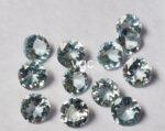 Natural 7 mm Aquamarine Round Faceted AAA Quality – Aquamarine Round Faceted 7mm